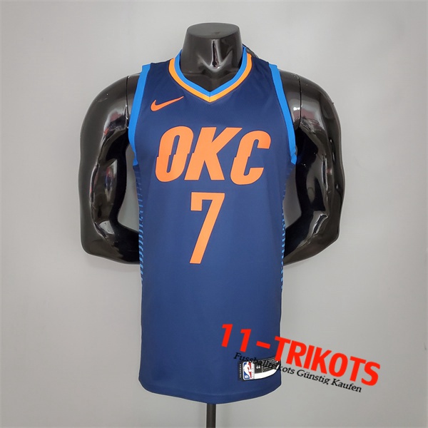 Oklahoma City Thunder (Anthony #7) NBA Trikots Blau Stripes