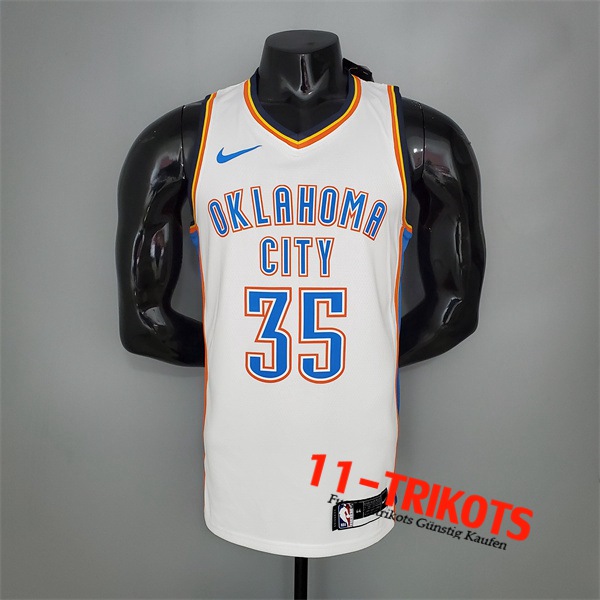 Oklahoma City Thunder (Durant #35) NBA Trikots Weiß