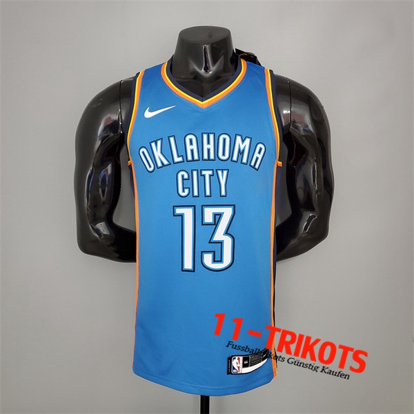 Oklahoma City Thunder (George #13) NBA Trikots Blau