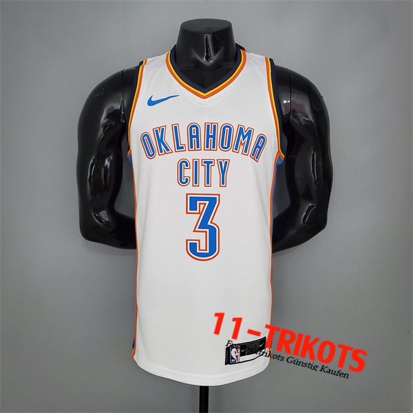 Oklahoma City Thunder (Paul #3) NBA Trikots Weiß