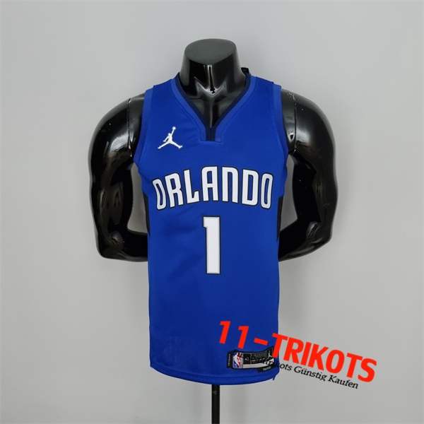 Orlando Magic (McGrady #1) NBA Trikots Blau 75th Anniversary