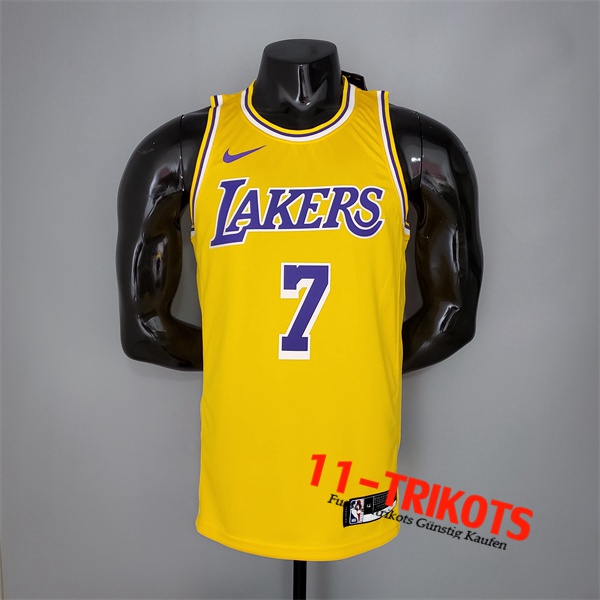 Los Angeles Lakers (Anthony #7) NBA Trikots Gelb Encolure Ronde