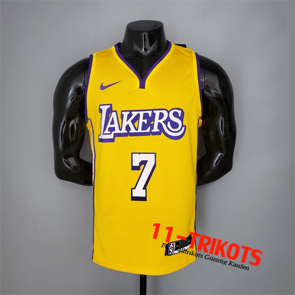 Los Angeles Lakers (Anthony #7) NBA Trikots Gelb V-collerette City Edition