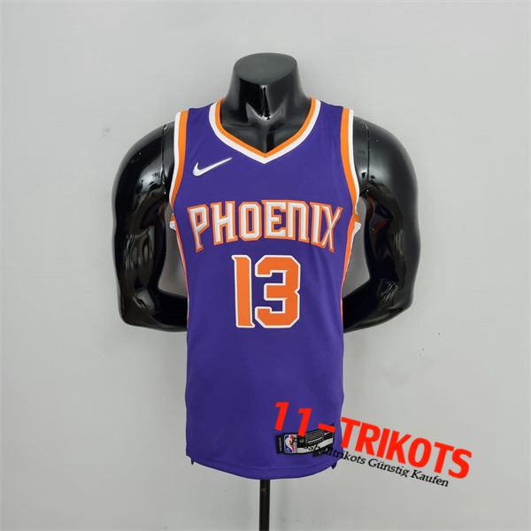 Phoenix Suns (Nash #13) NBA Trikots Violett 75th Anniversary