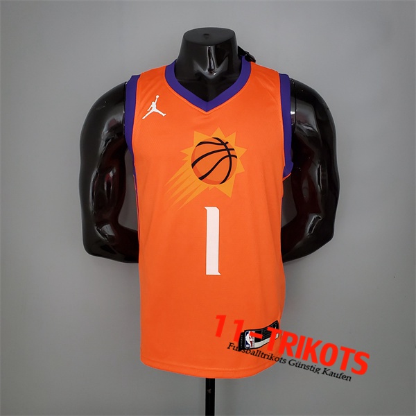 Phoenix Suns (Booker #1) NBA Trikots 2021 Orange Jordan Theme