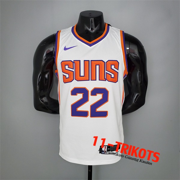 Phoenix Suns (Ayton #22) NBA Trikots Weiß