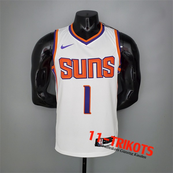Phoenix Suns (Booker #1) NBA Trikots Weiß