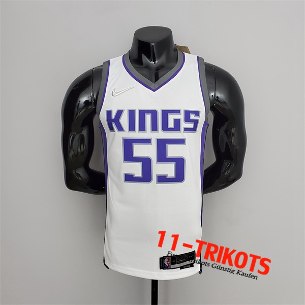 Sacramento Kings (Williams #55) NBA Trikots Weiß 75th Anniversary