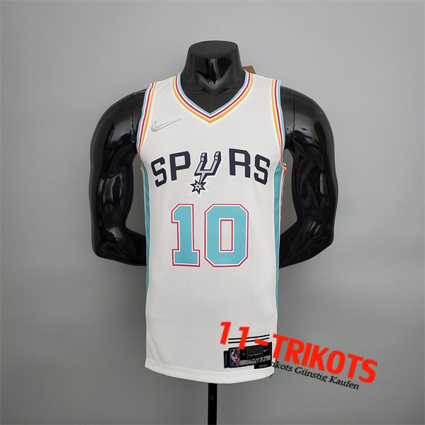 San Antonio Spurs (DeRozan #10) NBA Trikots 2022 Season Weiß City Edition