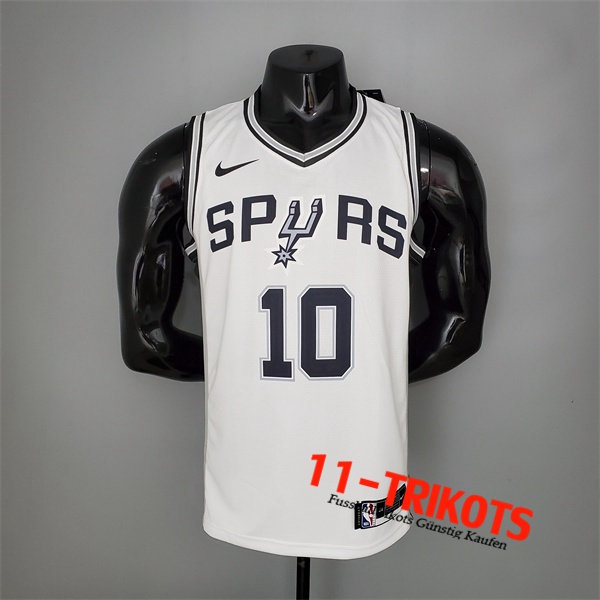 San Antonio Spurs (DeRozan #10) NBA Trikots Weiß