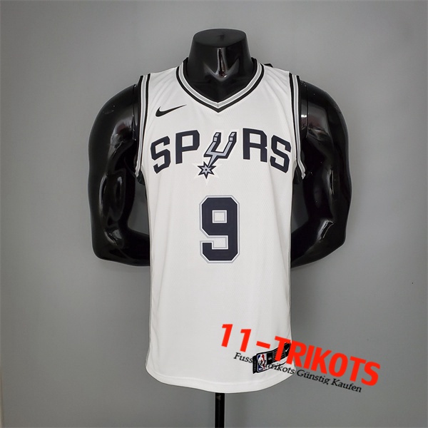San Antonio Spurs (Parker #9) NBA Trikots Weiß