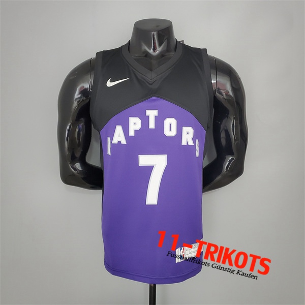 Toronto Raptors (Lowry #7) NBA Trikots 2021 Violett/Schwarz Bonus Edition