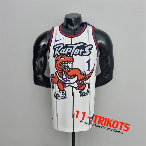 Toronto Raptors (McGrady #1) NBA Trikots Weiß