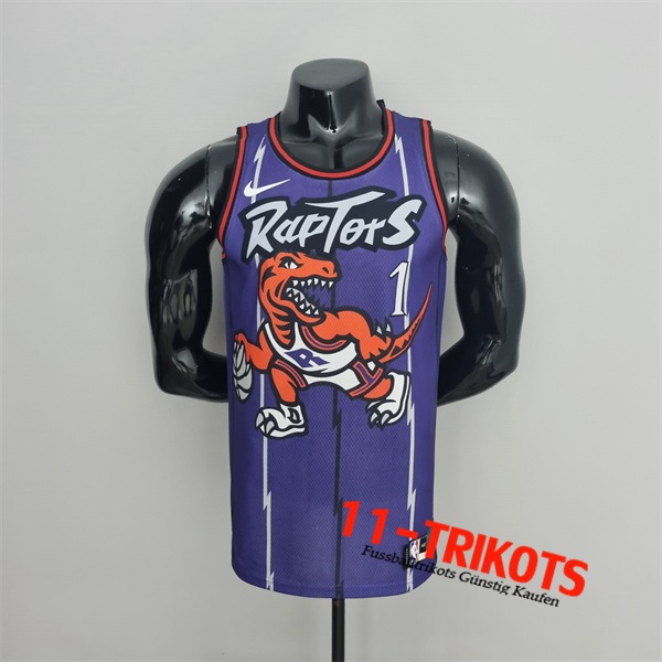 Toronto Raptors (McGrady #1) NBA Trikots Violett