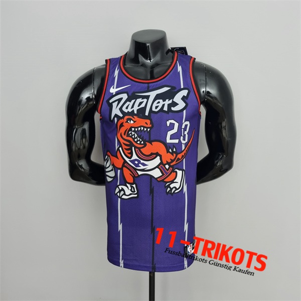Toronto Raptors (Vanvleet #23) NBA Trikots Violett