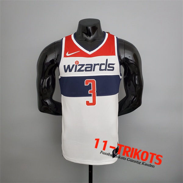 Washington Wizards (Beal#3) NBA Trikots Schwarz/Rot/Weiß 75th Anniversary