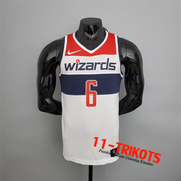 Washington Wizards (Harrell #6) NBA Trikots Schwarz/Rot/Weiß 75th Anniversary