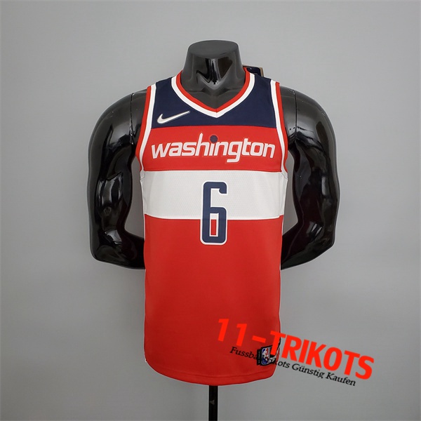 Washington Wizards (Harrell #6) NBA Trikots Rot/Weiß/Blau 75th Anniversary