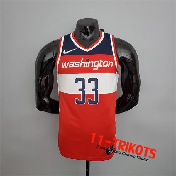 Washington Wizards (Kuzma #33) NBA Trikots Rot/Weiß/Blau 75th Anniversary