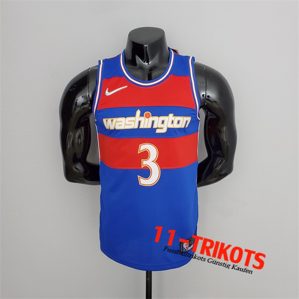 Washington Wizards (Beal #3) NBA Trikots 2022 Blau/Rot Talent City Edition