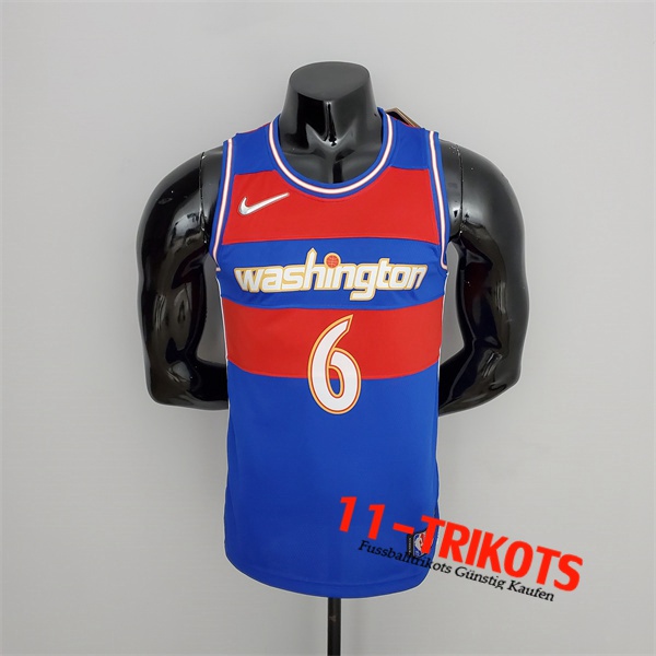 Washington Wizards (Harrell #6) NBA Trikots 2022 Blau/Rot Talent City Edition