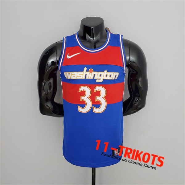 Washington Wizards (Kuzma #33) NBA Trikots 2022 Blau/Rot Talent City Edition