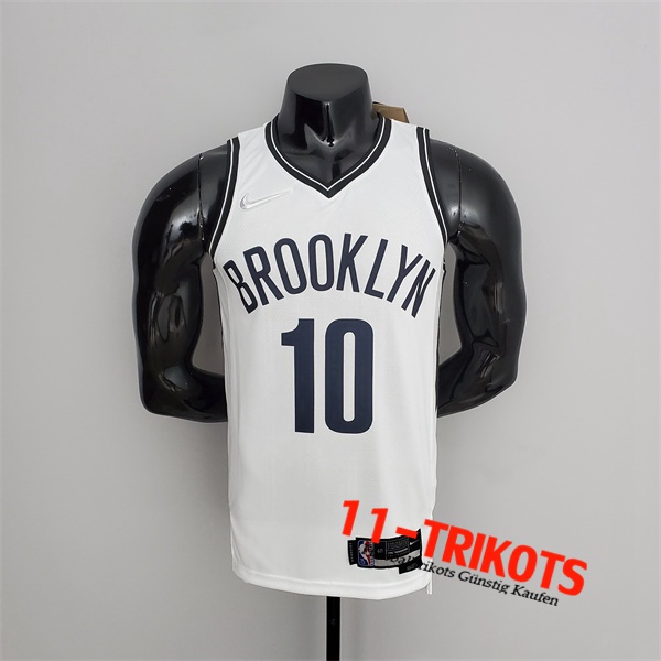 Brooklyn Nets (Simmons #10) NBA Trikots Weiß 75th Anniversary