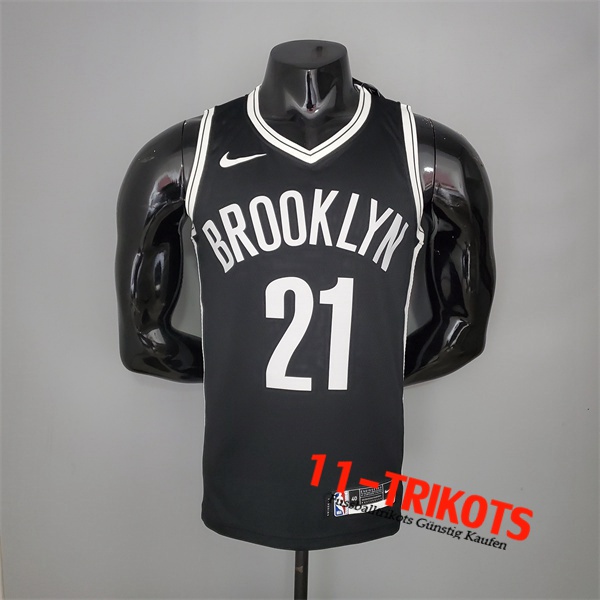 Brooklyn Nets (Aldridge #21) NBA Trikots Schwarz