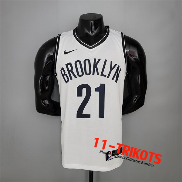 Brooklyn Nets (Aldridge #21) NBA Trikots Weiß