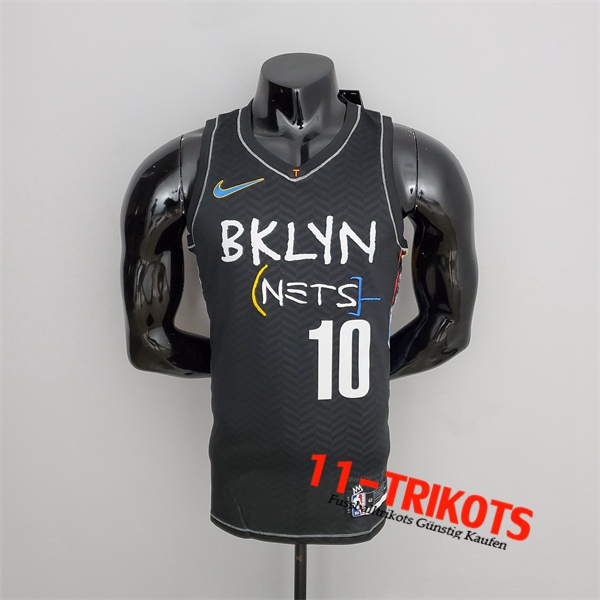Brooklyn Nets (Simmons #10) NBA Trikots Schwarz City Edition
