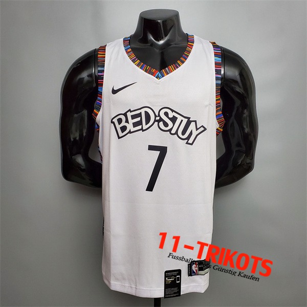 Brooklyn Nets (Durant #7) NBA Trikots Weiß City Version
