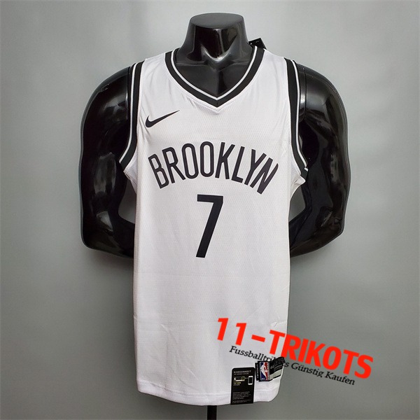 Brooklyn Nets (Durant #7) NBA Trikots Weiß