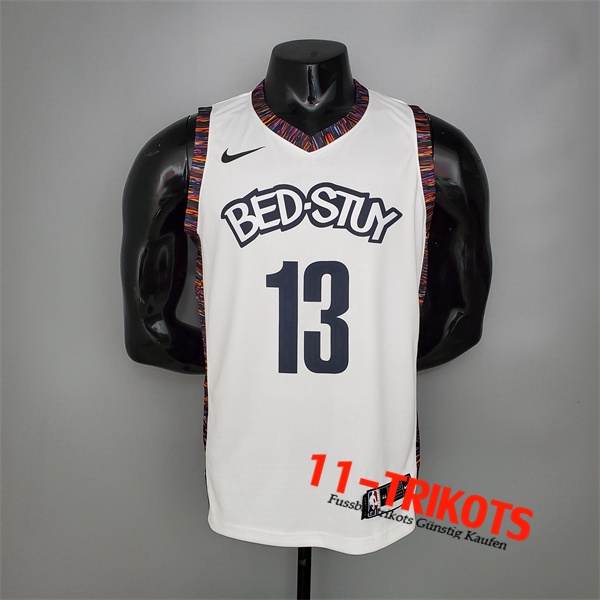 Brooklyn Nets (Harden #13) NBA Trikots Weiß City Version