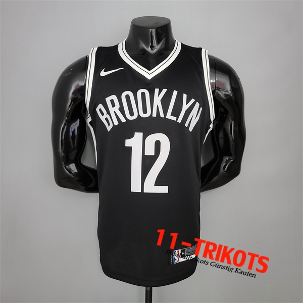 Brooklyn Nets (Harris #12) NBA Trikots Schwarz