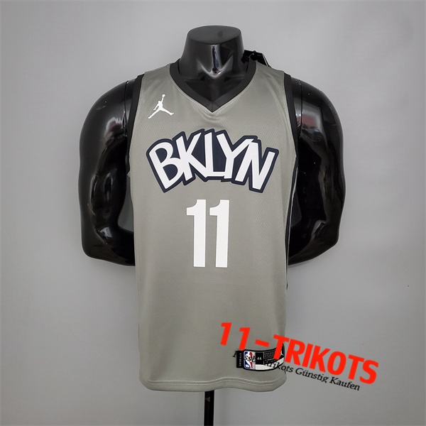 Brooklyn Nets (Irving #11) NBA Trikots Grau City Edition