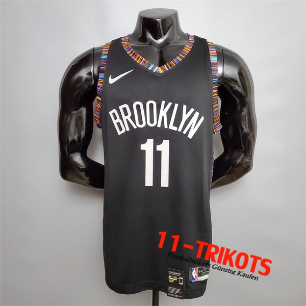 Brooklyn Nets (Irving #11) NBA Trikots Schwarz City Version
