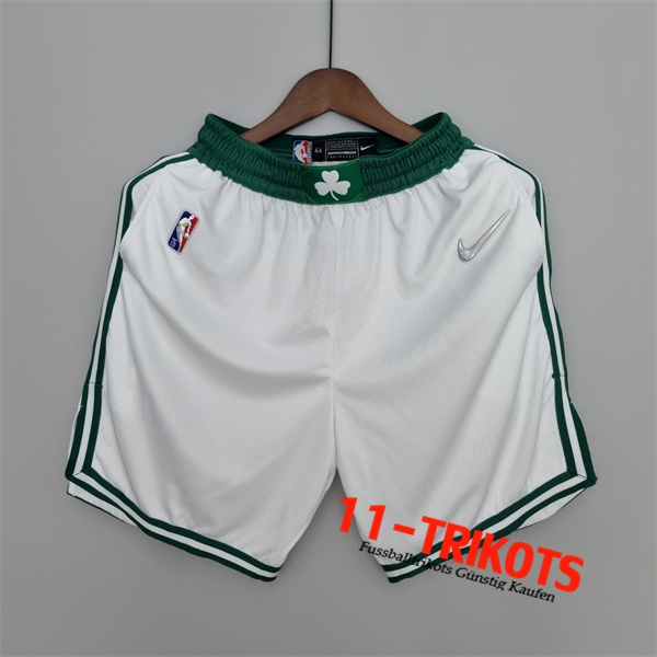 Boston Celtics Shorts NBA Weiß 75th Anniversary