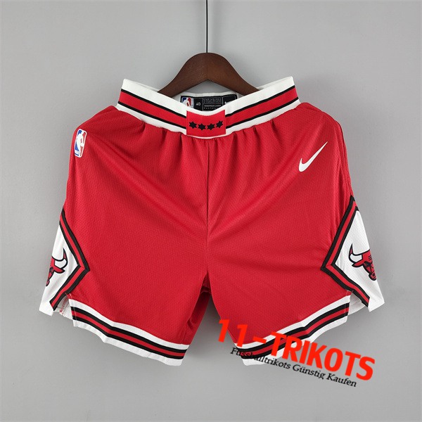 Chicago Bulls Shorts NBA Rot