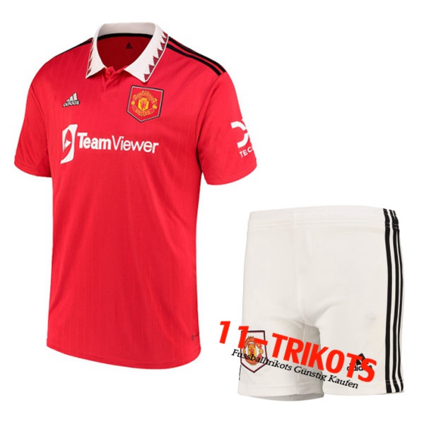 Manchester United Heimtrikot + Shorts 2022/2023