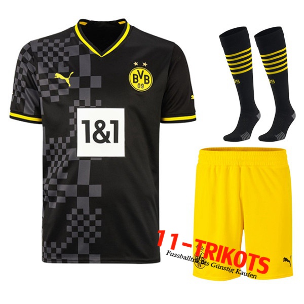Dortmund Auswärtstrikot (Shorts + Socken) 2022/2023