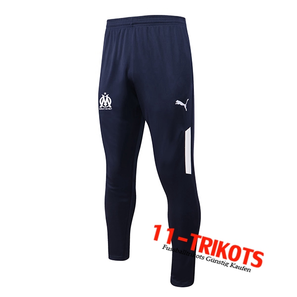 Marseille Trainingshose Navy blaue/Weiß 2022/2023