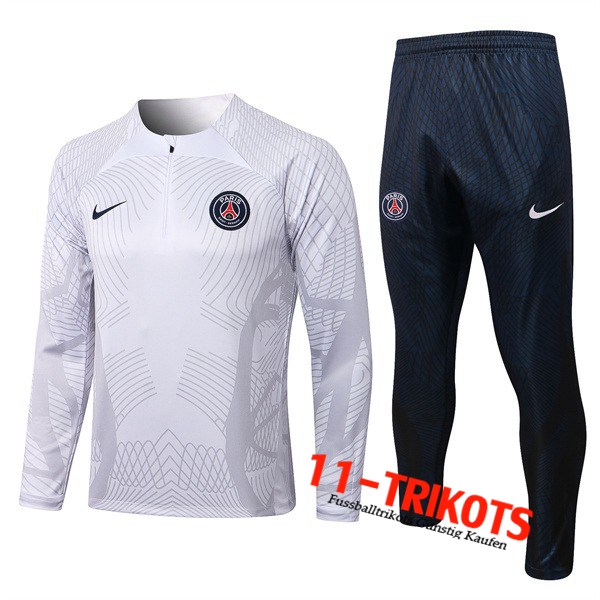 PSG Trainingsanzug Pattern Weiß 2022/2023