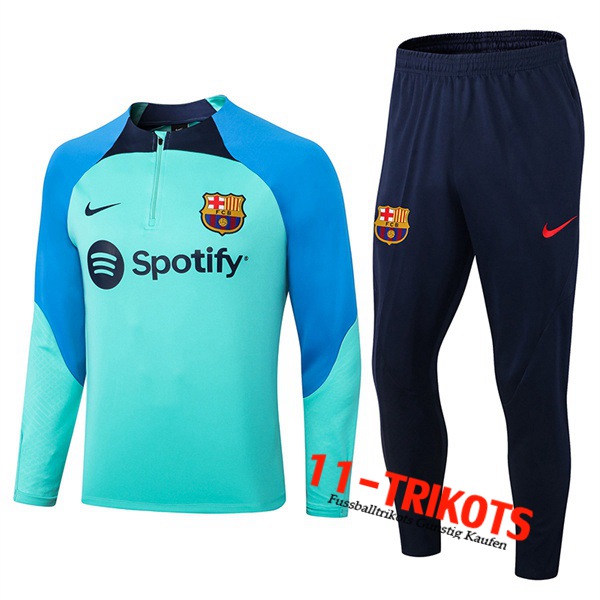 NIKE FC Barcelona Trainingsanzug Hellblau 2022/2023