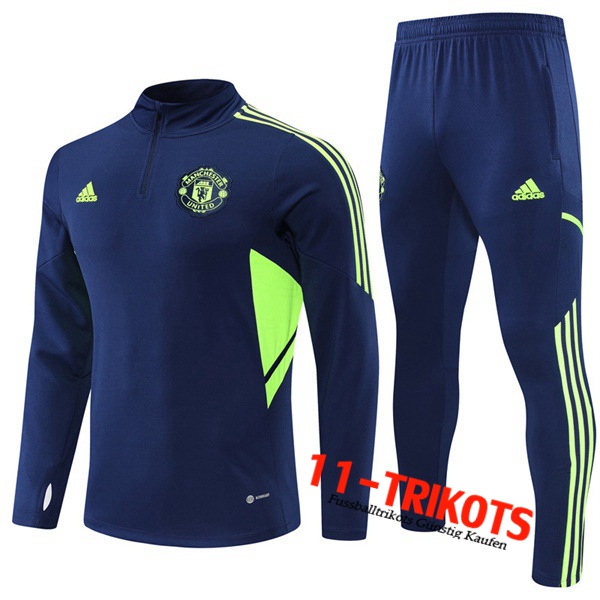 Manchester United Trainingsanzug Navy blau 2022/2023