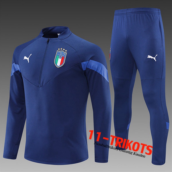 Italien Trainingsanzug Kinder Navy blau 2022/2023