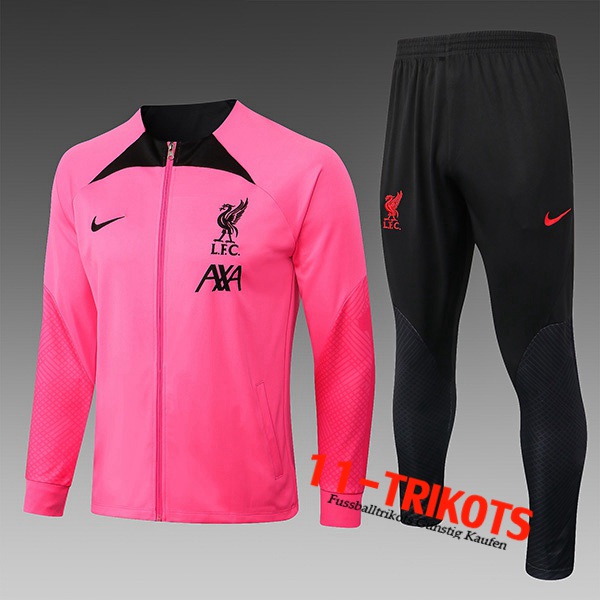 FC Liverpool Trainingsanzug (Jacke) Kinder Rosa 2022/2023