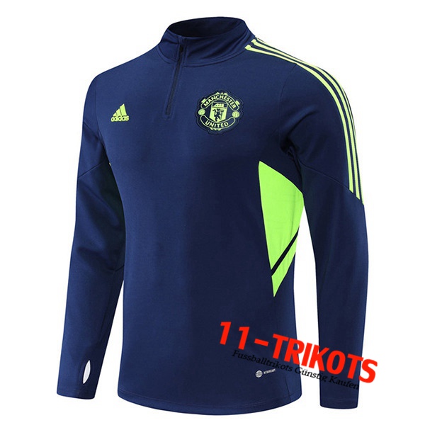 Manchester United Training Sweatshirt Navy blau 2022/2023