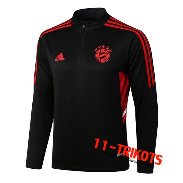 Bayern München Training Sweatshirt Schwarz/Rot 2022/2023