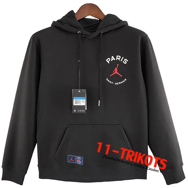 Jordan PSG Training Sweatshirt Kapuze Schwarz 2022/2023