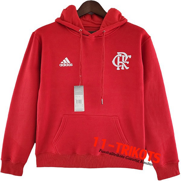 Flamenco Training Sweatshirt Kapuze Rot 2022/2023